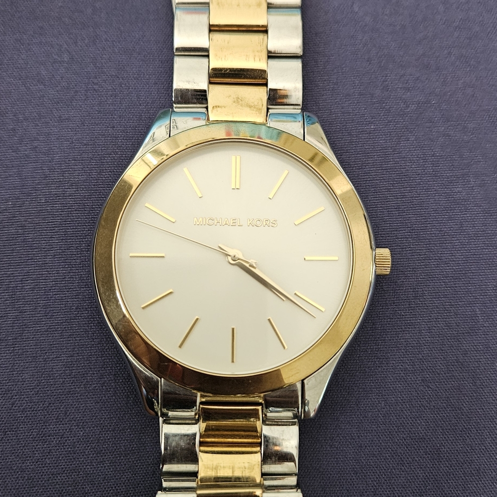 Michael Kors Gold and Silver Watch